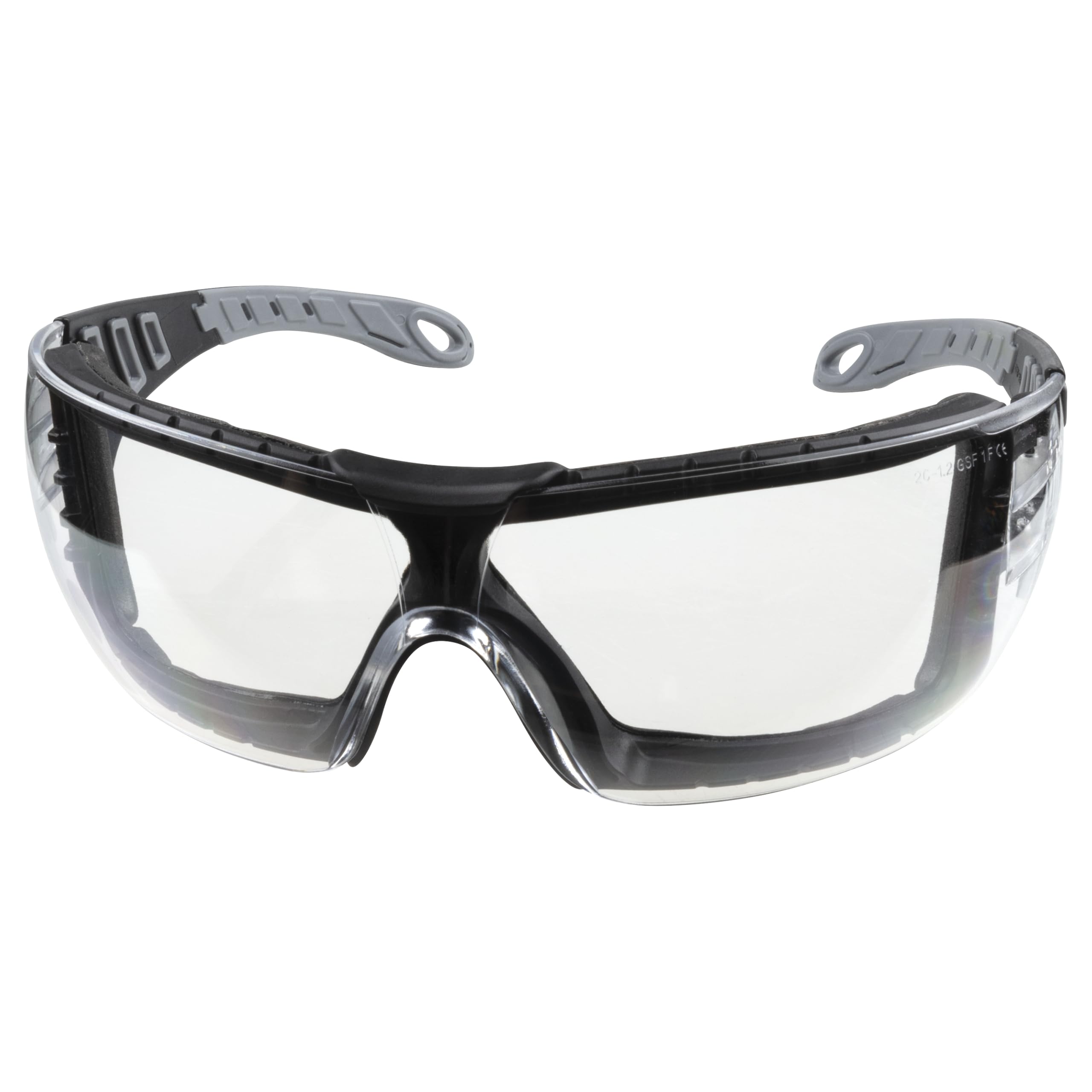 Wolfcraft PRO Safety Glasses - 4934000 - Comfortable Glasses with Headband for Protection Against Mechanical Risks and UV Light