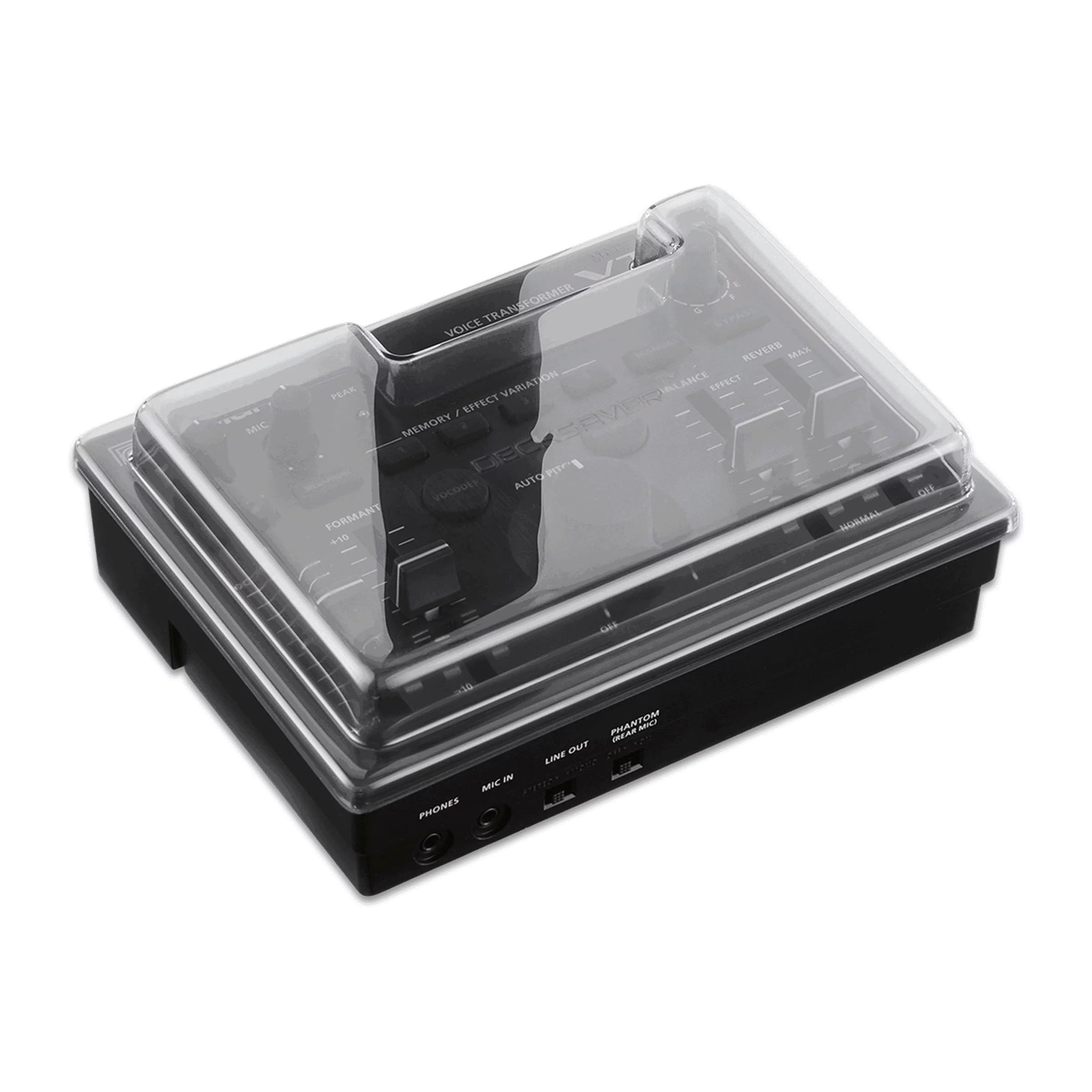 Decksaver Cover for Roland Aira VT-4 - Super-Durable Polycarbonate Protective lid in Smoked Clear Colour, Made in The UK - The Producers' Choice for Unbeatable Protection