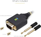 StarTech USB to DB9 RS232 Adapter Cable 1m FTDI COM Retention LED view 7