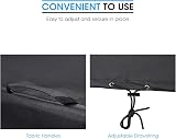 Unicook 38 Inch Square Fire Pit Cover, Waterproof & Heavy Duty Protection view 6