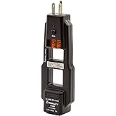 Triplett ET200 AC Line Splitter and GFCI Outlet/Receptacle Tester with 5 Visual Indicators