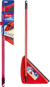 Vileda DuActiva Anti Dust Broom Plus Long Handle Dustpan
