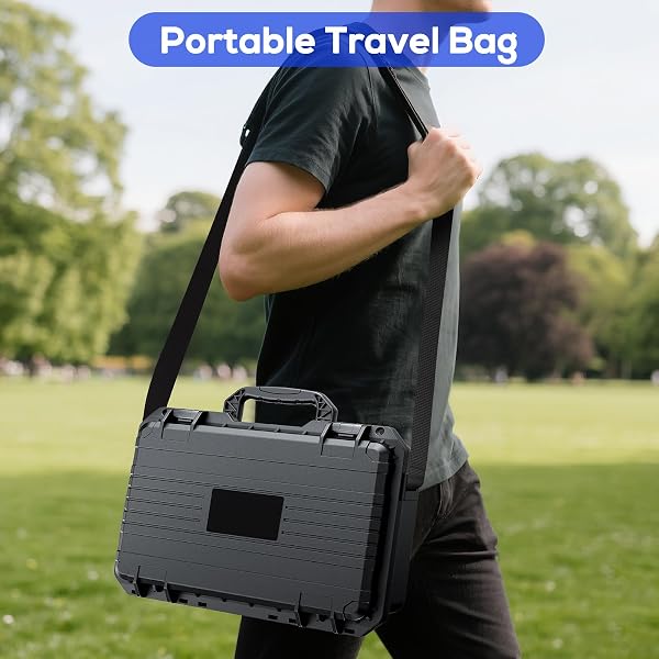 AUARTE [SUPER HARD CARRYING CASE FOR NINTENDO SWITCH 2(2025),ALL IN ONE PORTABLE FULLY PROTECTIVE HARD TRAVEL CASE,WATERPROOF BAG FOR CONSOLE CONTROLLER ACCESSORY