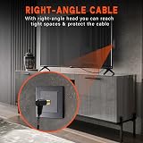 G-PLUG 5m TV Aerial Cable 90° Plug Gold Plated Coaxial RF Lead view 8