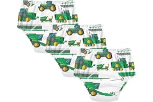 Mazeann Toddler Potty Training Underwear Cotton Absorbent Soft Baby Girl Boy Potty Training Pant 2t-5t