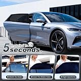 PEYOU Car Window Shades 2 Pack 44.9x17.7 in Universal Fit Rear Windows view 6