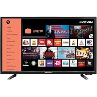 Kevin 80 cm (32 Inches) HD Ready Smart LED TV KN32SCA with CineWall (Black) (2019 Model)