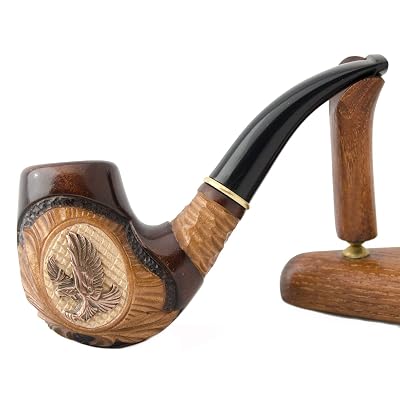 quot;Iron Eagle Pear Wood Hand Carved Tobacco Jamaica