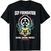 SCP Foundation Containment Able Glitch Anomaly SCP-076 Tees T-Shirt