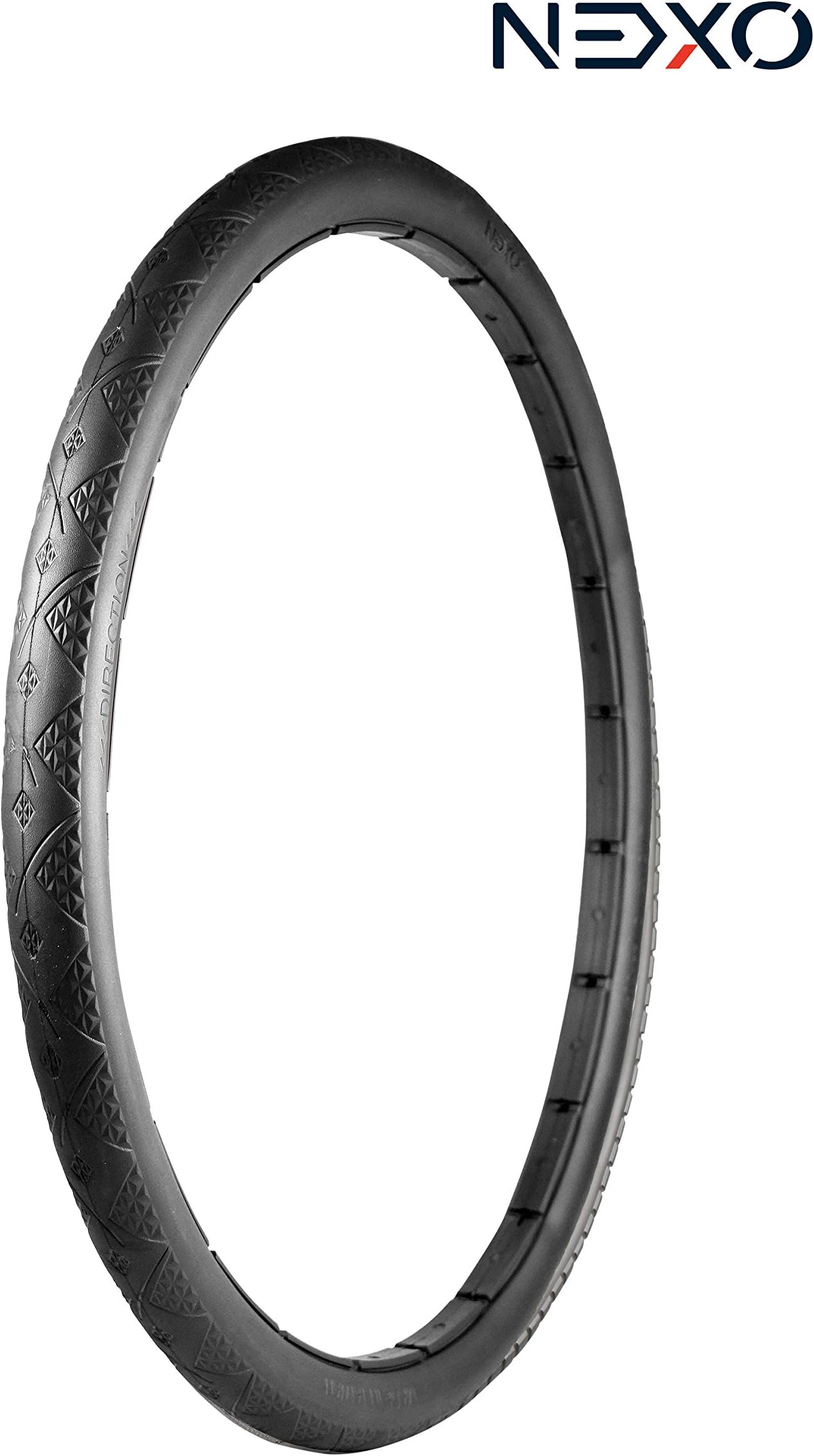 Nexo Airless Tire/Puncture Proof, Inflation Free, Flat-Free, Solid, Tubeless, Bicycle Tire Tyre/Perfect for Urban, City & Commuter Bike/Black / 27.5 x 1.75 / 2PCS