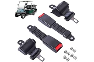 Gaoerfu-CP Golf cart seat Belts, Retractable, Universal,for EZGO, Club Car, Go Kart,UTV, Buggies and Bus-Set (2pcs)
