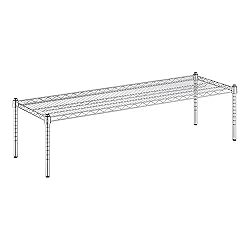 Zedfire 18" x 54" x 14" Chrome Wire Storage