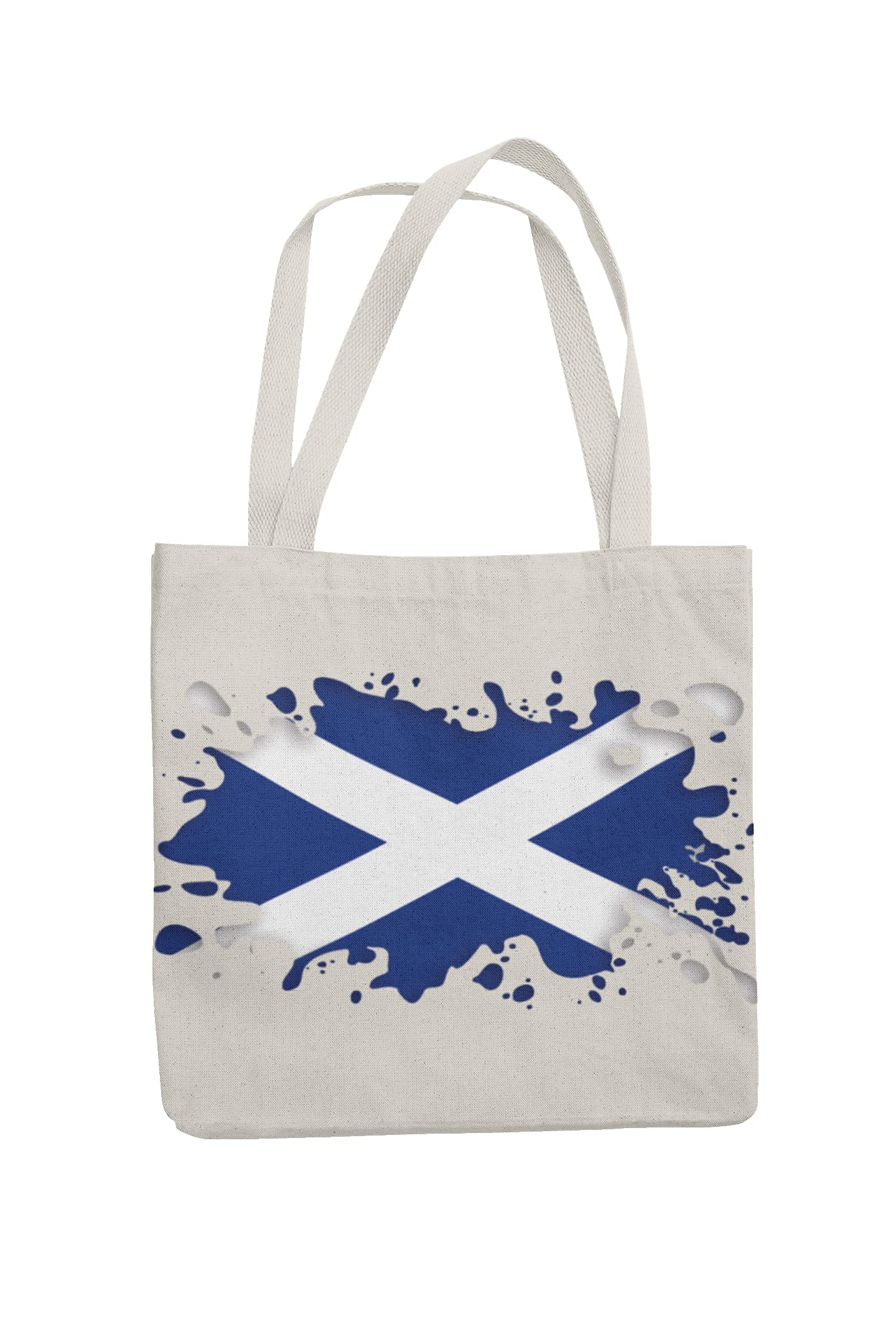 Super Lemon Scottish Scotland Flag Tote Reuseable Shopping Bag Novelty Present Gift Printed Eco-Friendly Stylish Long Handled Tote Shoulder Bag