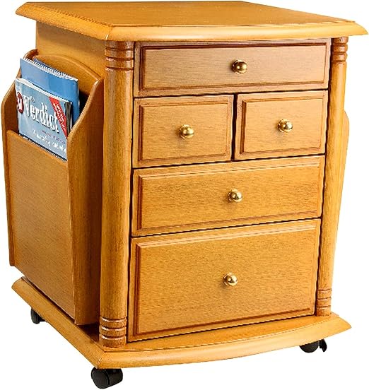 Burwells Home Magazine Storage Table, Living Room Side Table, End