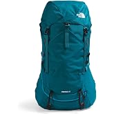 The North Face Women's Terra 55 Backpack, Bl Moss/Sapphire Slate-NPF, M/L | Hiking Pack, Women-Specific Fit, Cinch-Top Opening, Pole &amp; Ice Axe Attachments