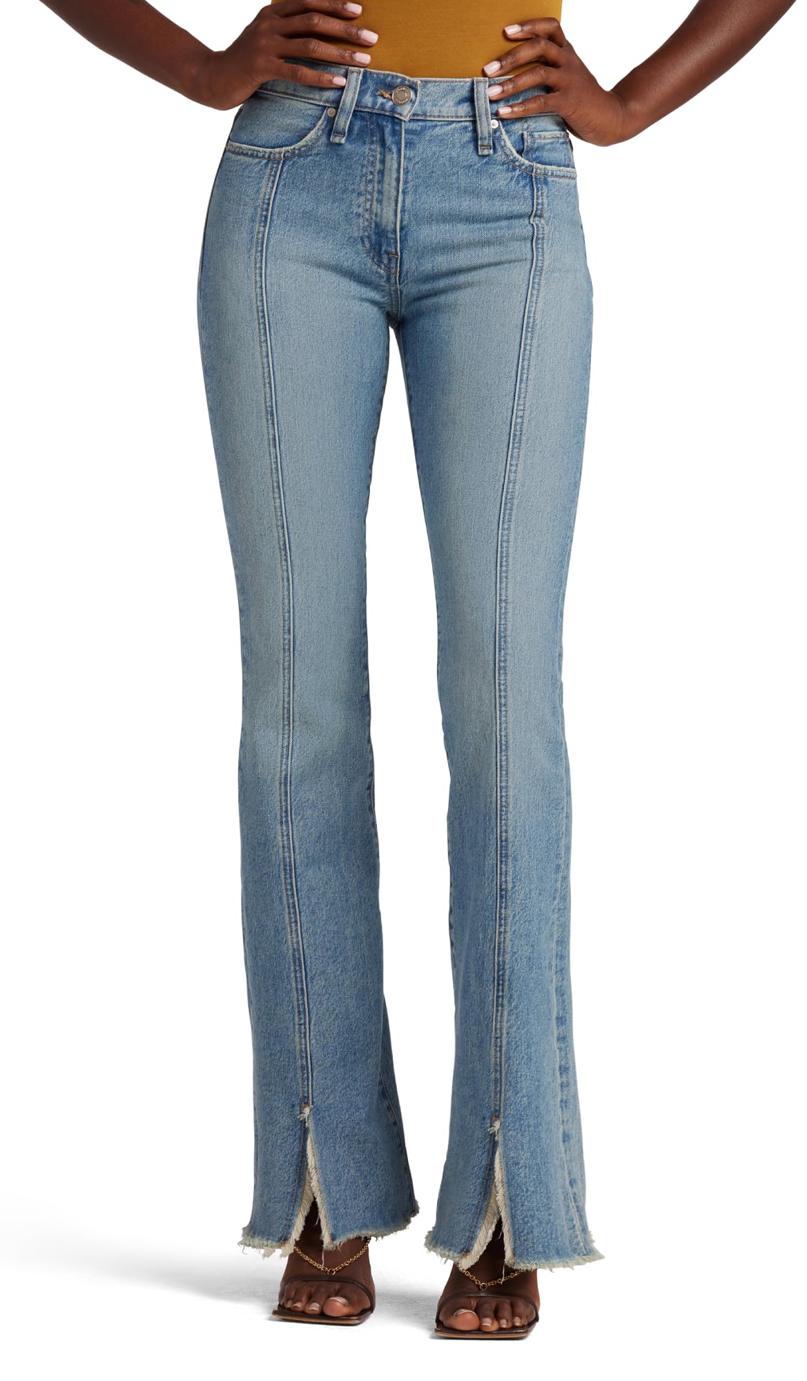 HUDSON Women’s Barbara High Rise Bootcut Fashion Jean, Peace, 32