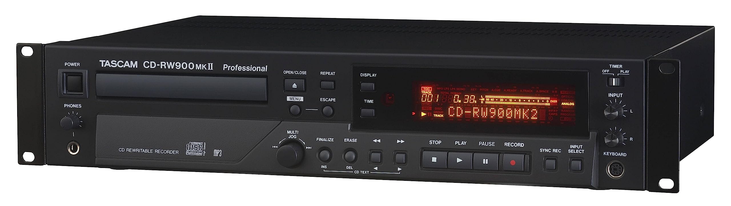 Tascam CD-RW900MKII Professional Rackmount CD