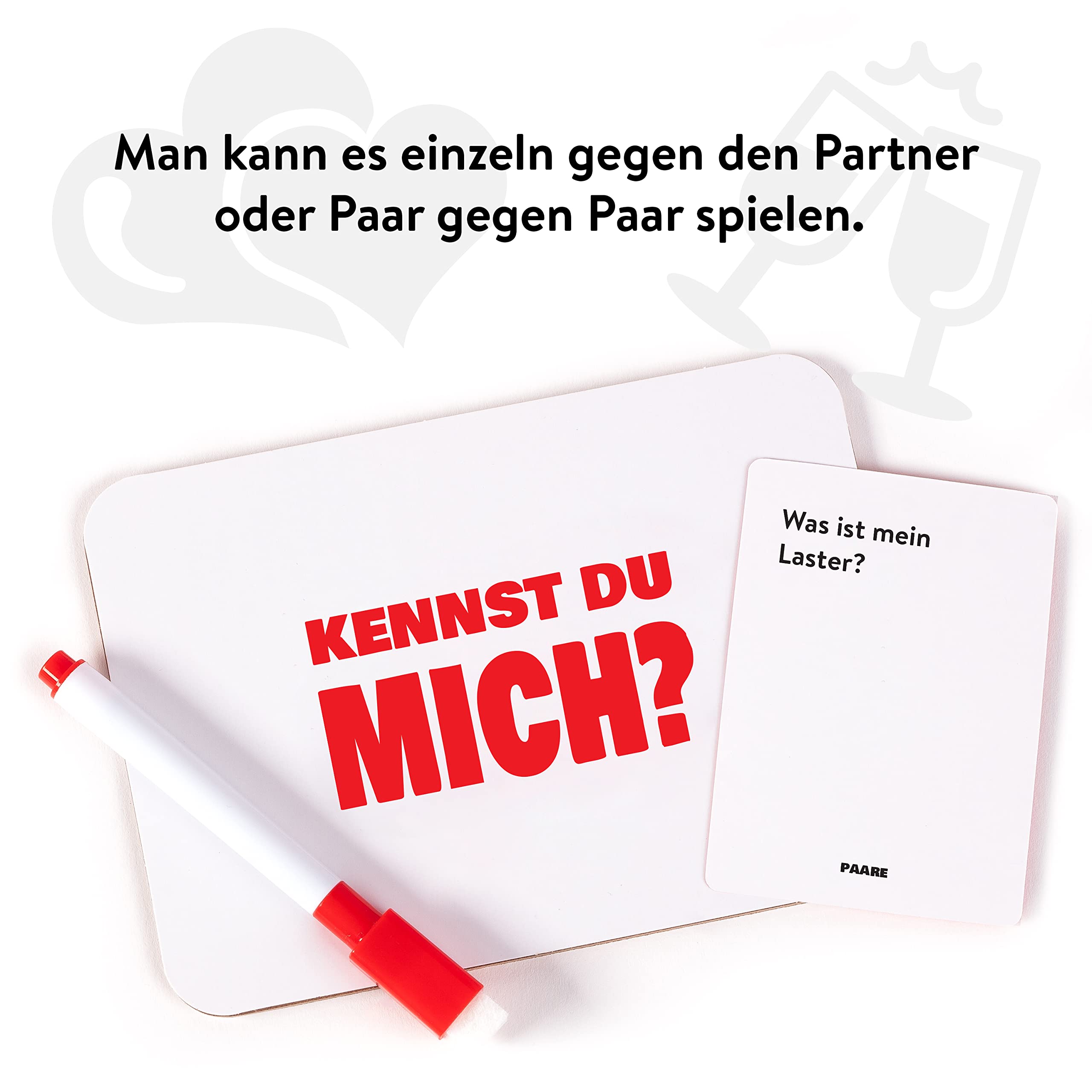 The World Game | Kennst du Mich Paare - Wie gut kennst du deinen Partner - Fragenspiel und Kartenspiel für Paare auf Deutsch, 150 Fragen, für 2-6 Spieler, Idee für Valentinstag oder Jahrestag 6