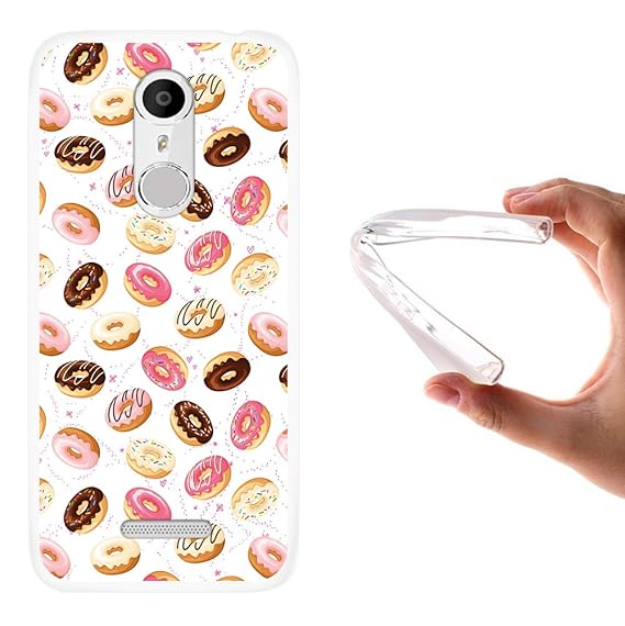 WoowCase Coolpad Torino S Hülle, Handyhülle Silikon für [ Coolpad Torino S ] Donuts Handytasche Handy Cover Case Schutzhülle 