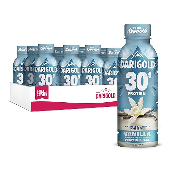 DARIGOLD READY TO DRINK VANILLA PROTEIN SHAKE, 30G PROTEIN- 14OZ BOTTLE