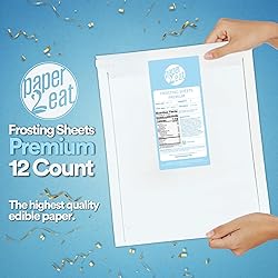 paper2eat Frosting Sheets Premium 8.5” x