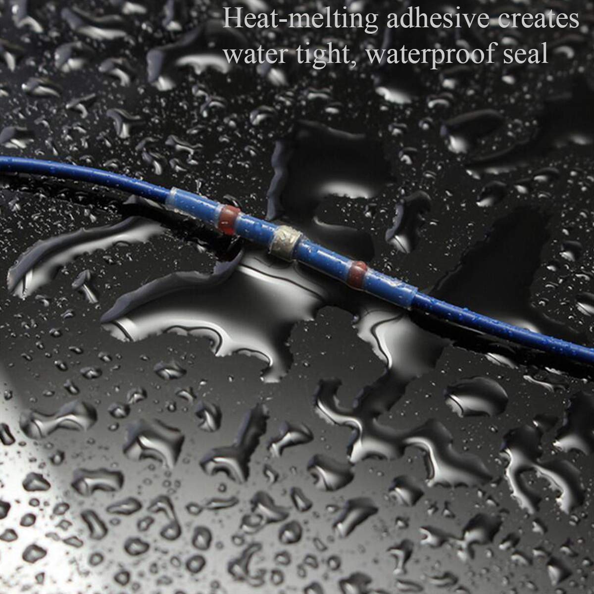 240PCS Solder Seal Wire Connectors, SA Designs Heat Shrink Butt Connectors Terminals Electrical Wire Connectors Insulated Waterproof Marine Automotive Copper Connectors Kits