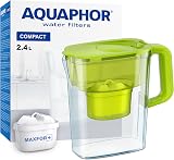 AQUAPHOR Compact Water Filter Jug 2.4L Maxfor+ Filter Light Green