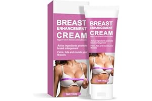 HANASCAR Breast Enhancement Cream, 100g Natural Breast Enlargement Cream for Breast Growth & Bigger Breast, Boob Cream with Gentle Formula to Lift, Firm & Tighten Breast
