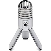Samson Meteor Mic USB Condenser Podcasting Podcast Recording Desktop Microphone