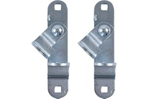 FUOEQUL Cargo Trailer Door Latch Hasp Keeper for Ramp Padlock Race Bar Lock Handle Enclosed Car Hauler ‎2 Pack