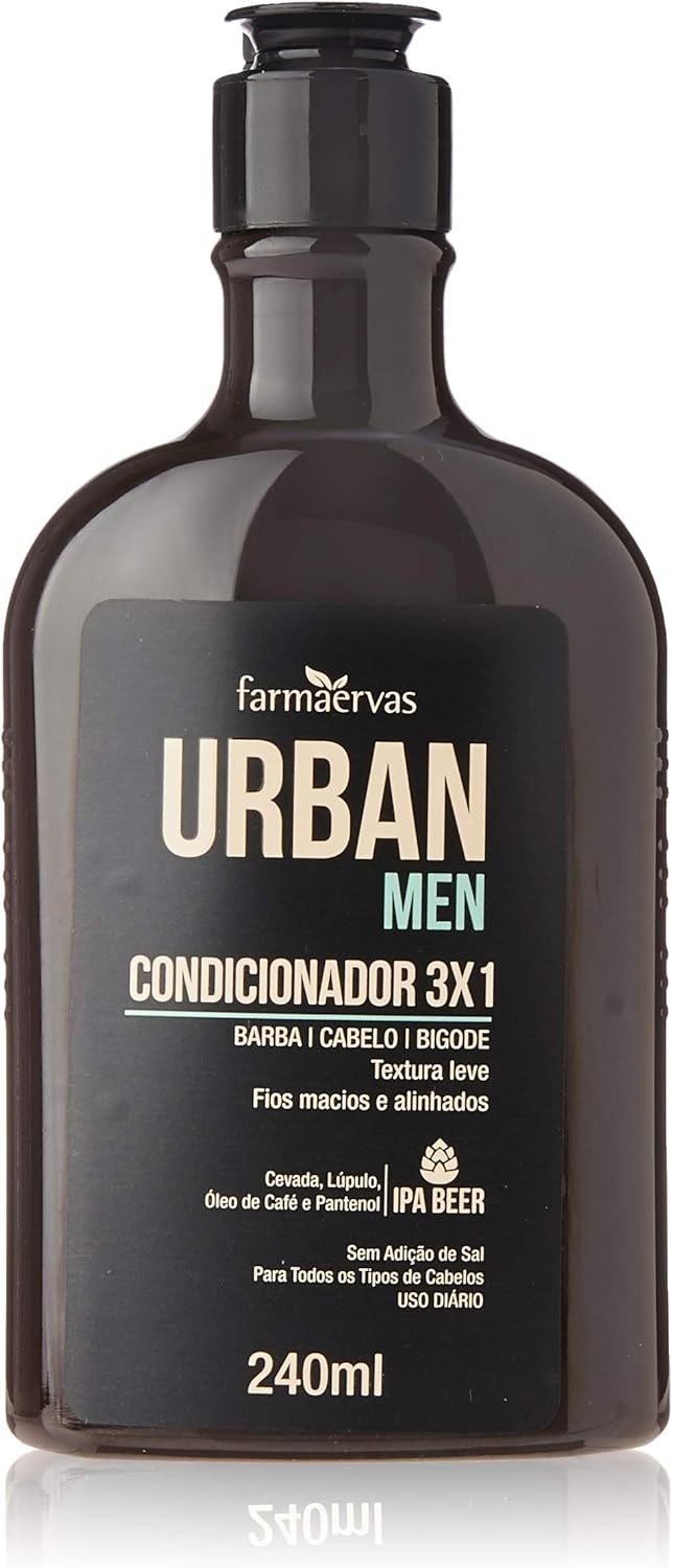 Condicionador três em um, da Urban Men