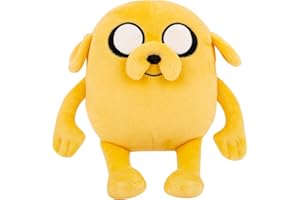 Jazwares Warner Bros. Discovery 8-Inch Jake The Dog Plush from Adventure Time - Super-Soft and Huggable Plush Toy - Official Licensed - for All Ages