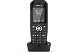 Snom M30 IP DECT Handset, Multicell Compatible, Illuminated Keyboard, B. Hold or Forward, 22 Hours Talk/2 Weeks Standby Time,