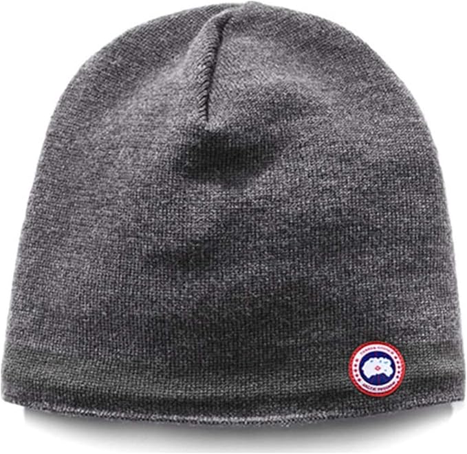 Canada Goose Men's Merino Wool Beanie Iron Grey OneSize at Amazon
