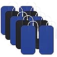 AUVON TENS Unit Pads 2"X4" 10 Pcs, 3rd Gen Latex-Free Rectangular Replacement Pads Electrode Patches with Upgraded Self-Stick Performance for Electrotherapy (BIue)
