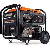 Generac 12,500 Starting Watt Tri-Fuel Portable Generator, Electric Start | Gas, Propane, Or Natural Gas Fuel Options, COsense CO Detection, 9.5 Hour Runtime, Emergency Home Backup, 49 State Compliant