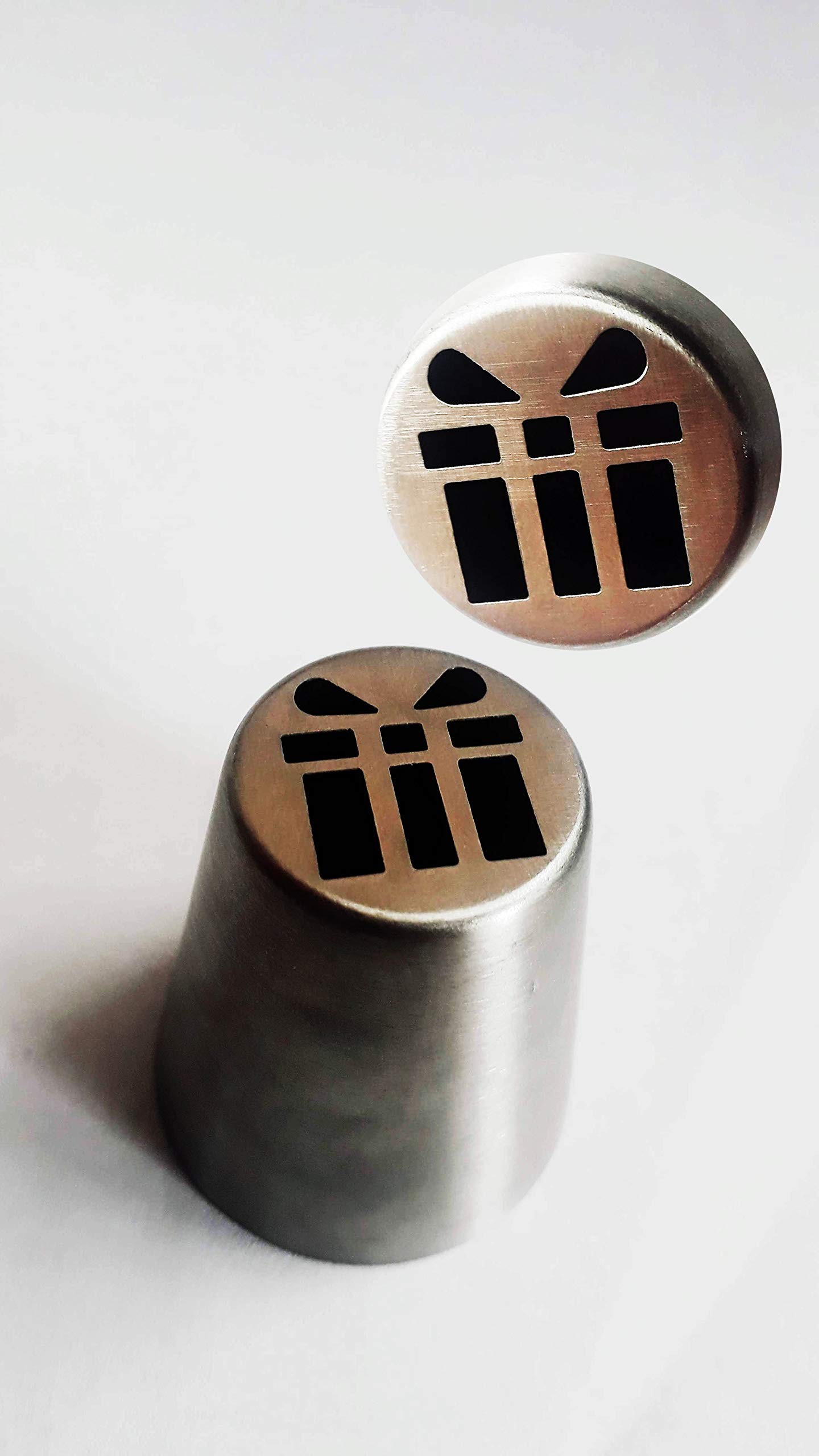 Ohm Christmas Gift Icing Piping Tips Special Russian Nozzle Bakeware Cupcake Cake Decorating Pastry Baking Nozzles Silver