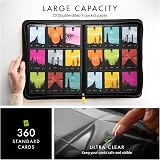 Vault X 9 Pocket Zip Binder 360 Cards Exo-Tec Yellow 20 Pages view 4