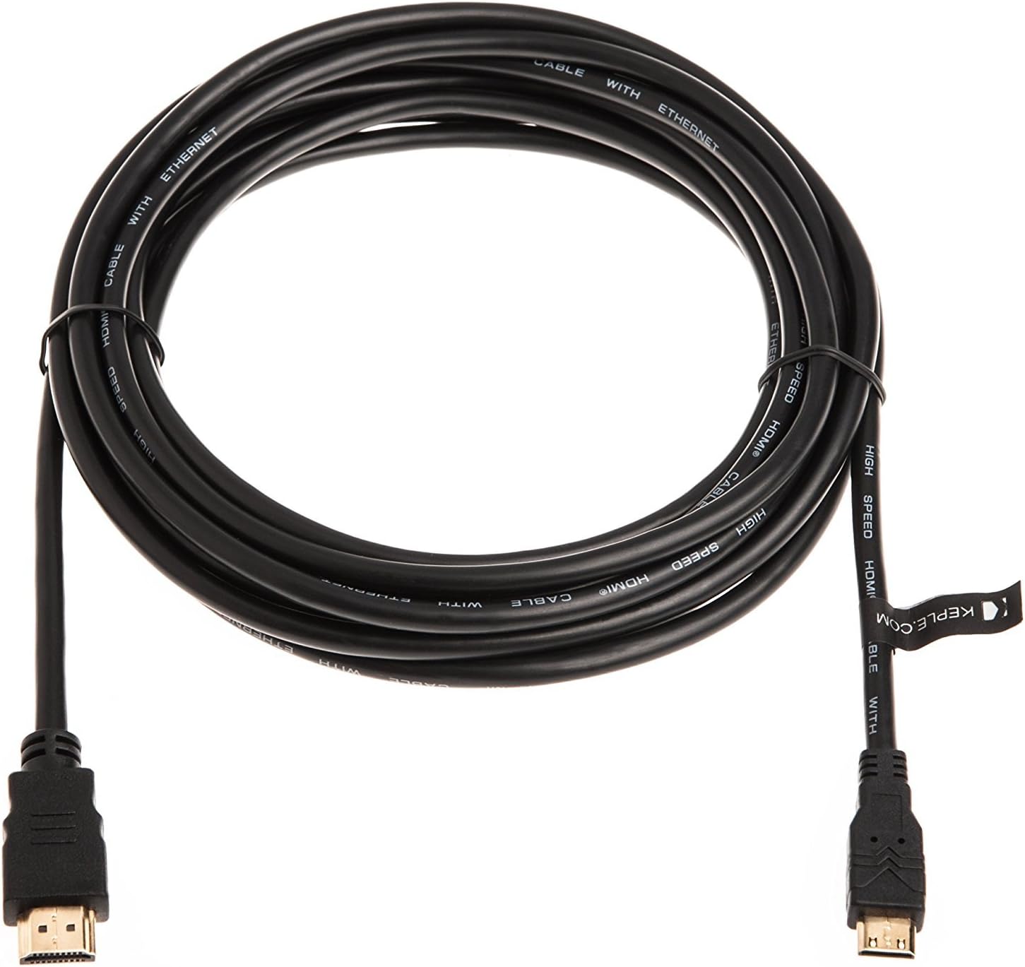 3m Mini HDMI to HDMI Lead Cord Video Cable Compatible with Cano n EOS, Powershot, Nikon Coolpix, D Series, Sony, Fujifilm - Image 4