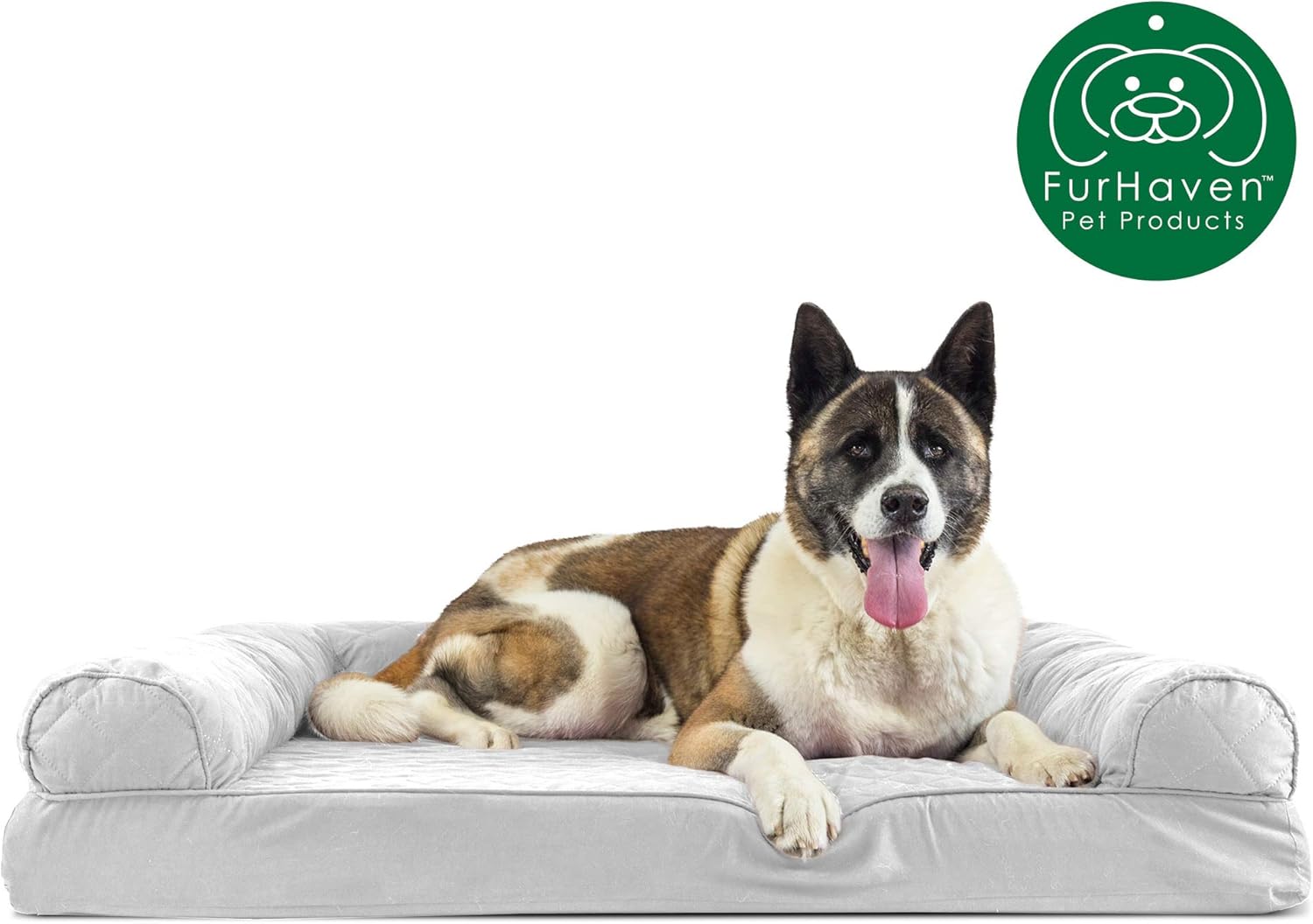 Amazon Com Furhaven Pet Dog Bed Memory Foam Quilted