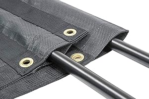 Mytee Products 7' x 12' Dump Truck Vinyl Coated Mesh Tarps Cover with 5 Inch 18oz Double Pocket
