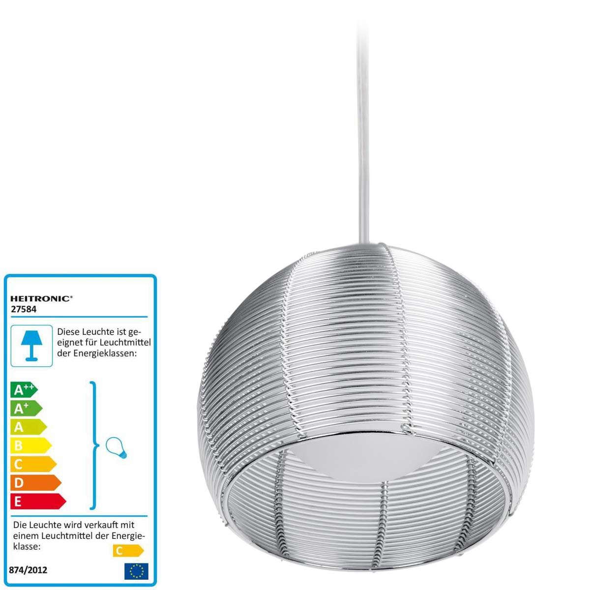 Heitronic Pendular Light, G9, 40 W
