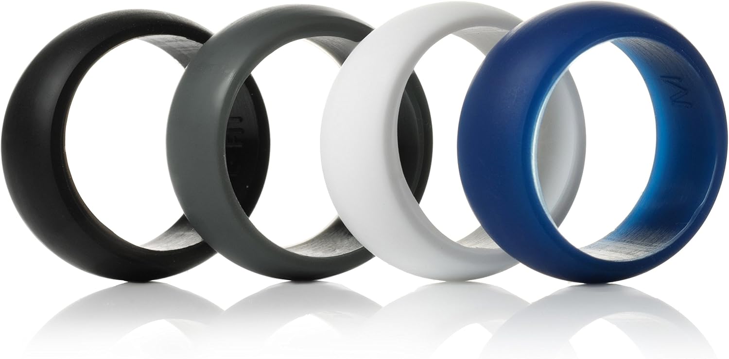 Silicone Wedding Ring Men (L (Diameter 20mm, Size 9.510.5)) Amazon.co