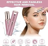 URAQT Facial Hair Remover for Women - Painless Rechargeable Mini Epilator view 2
