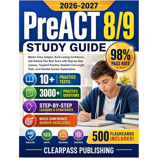 Amazon.com: PreACT 9 Secure Study Guide 2026–2027: The All-in-One