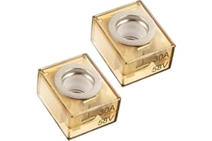 BOJACK Terminal Fuse 30A Marine Rated Battery Fuse (MRBF) 58V DC Max IP66 Waterproof for The Circuit Protection of Automobile