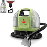 BISSELL Little Green Mini Cordless Portable Carpet Cleaner, 4015 | HydroRinse self-cleaning tool; 4-in. tough stain tool; cordless freedom for upholstery &amp; car detailing