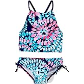 Kanu Surf Girls Daisy UPF 50 Beach Sport Halter Tankini 2-Piece Swimsuit