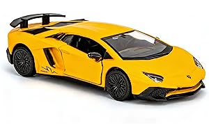 TGRCM-CZ 1/36 Scale Aventador LP700-4 Casting Car Model, Zinc Alloy Toy Car for Kids, Pull Back Vehicles Toy Car for Toddlers