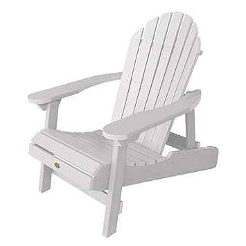 Highwood AD-CHL1-WHE Folding und Zurücklehnen Erwachsene Adirondack Chair, weiß